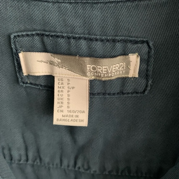 Denim Romper with Pockets - Picture 2 of 3